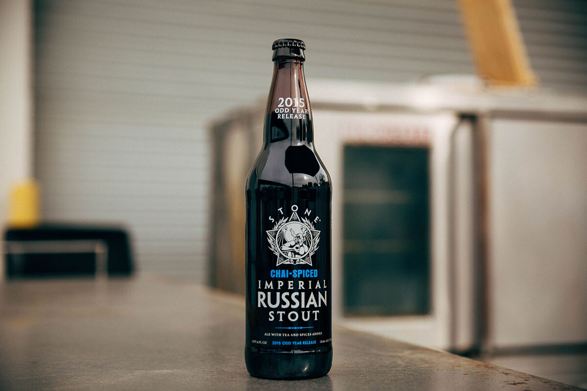 Stone Chai-Spiced Imperial Russian Stout bottle