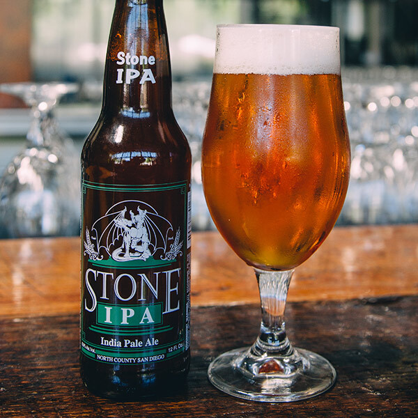 the original Stone IPA packaging