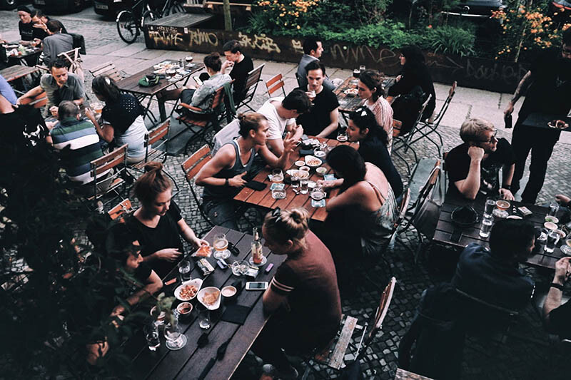 Stone beer on european streets