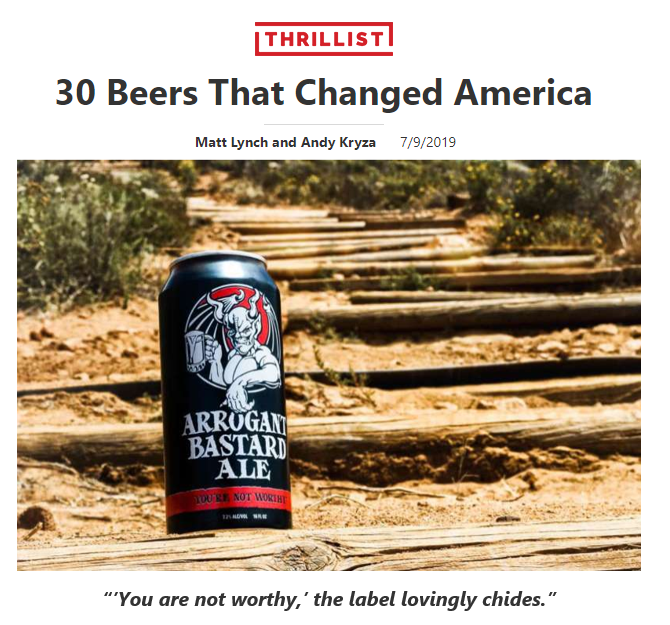 Top 30 beers US