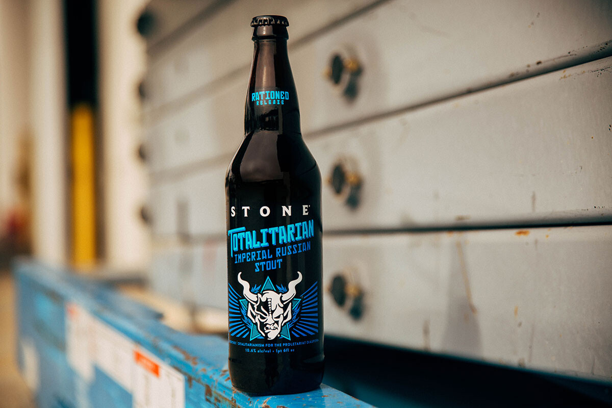 Stone Totalitarian Imperial Russian Stout bottle