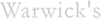 Warwicks Logo