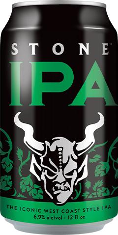 stone IPA can