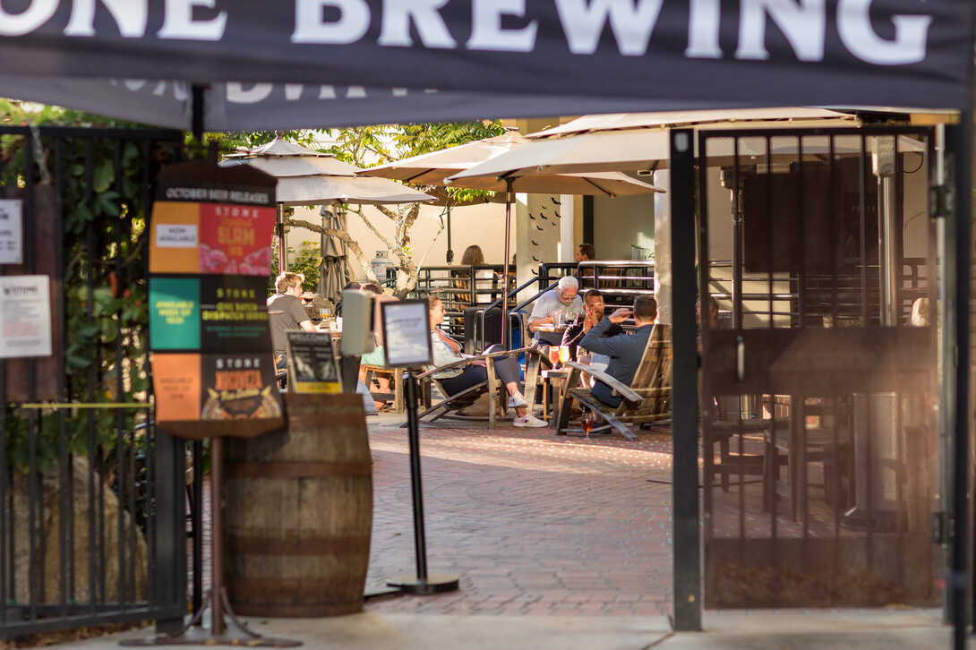 stone brewing tap room - kettner